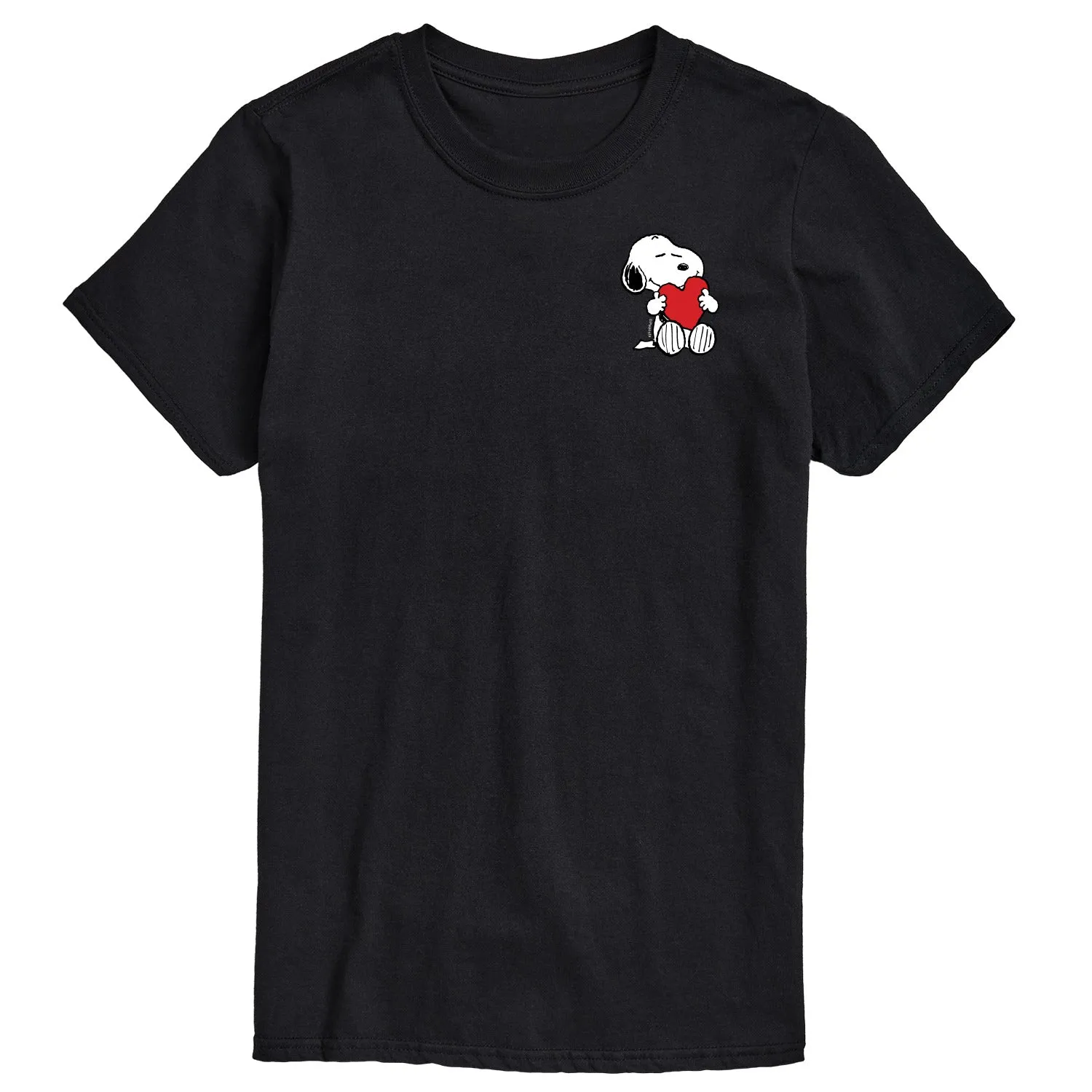 Peanuts - Valentines Hugging Heart - Men's Short Sleeve Graphic T-Shirt sold by Zulily product image thumbnail 4