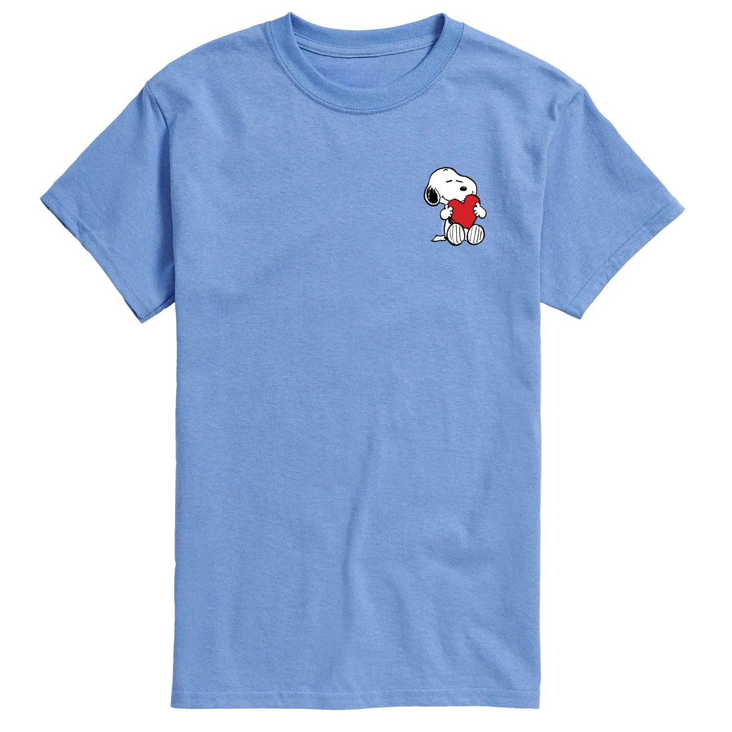 Peanuts - Valentines Hugging Heart - Men's Short Sleeve Graphic T-Shirt sold by Zulily product image thumbnail 5