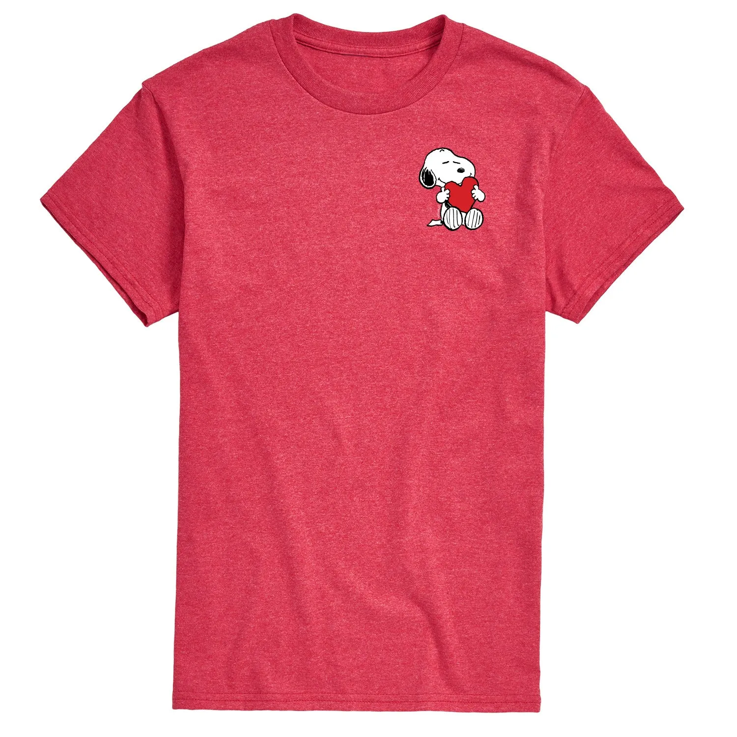 Peanuts - Valentines Hugging Heart - Men's Short Sleeve Graphic T-Shirt sold by Zulily product image thumbnail 2