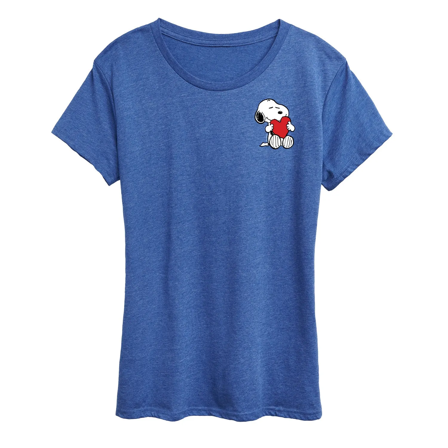 Peanuts - Valentines Hugging Heart - Women's Short Sleeve Graphic T-Shirt sold by Zulily product image thumbnail 2