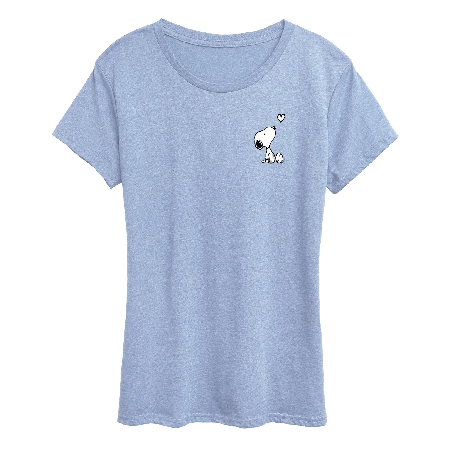 Peanuts - Snoopy Heart - Women's Short Sleeve Graphic T-Shirt sold by Zulily product image thumbnail 4