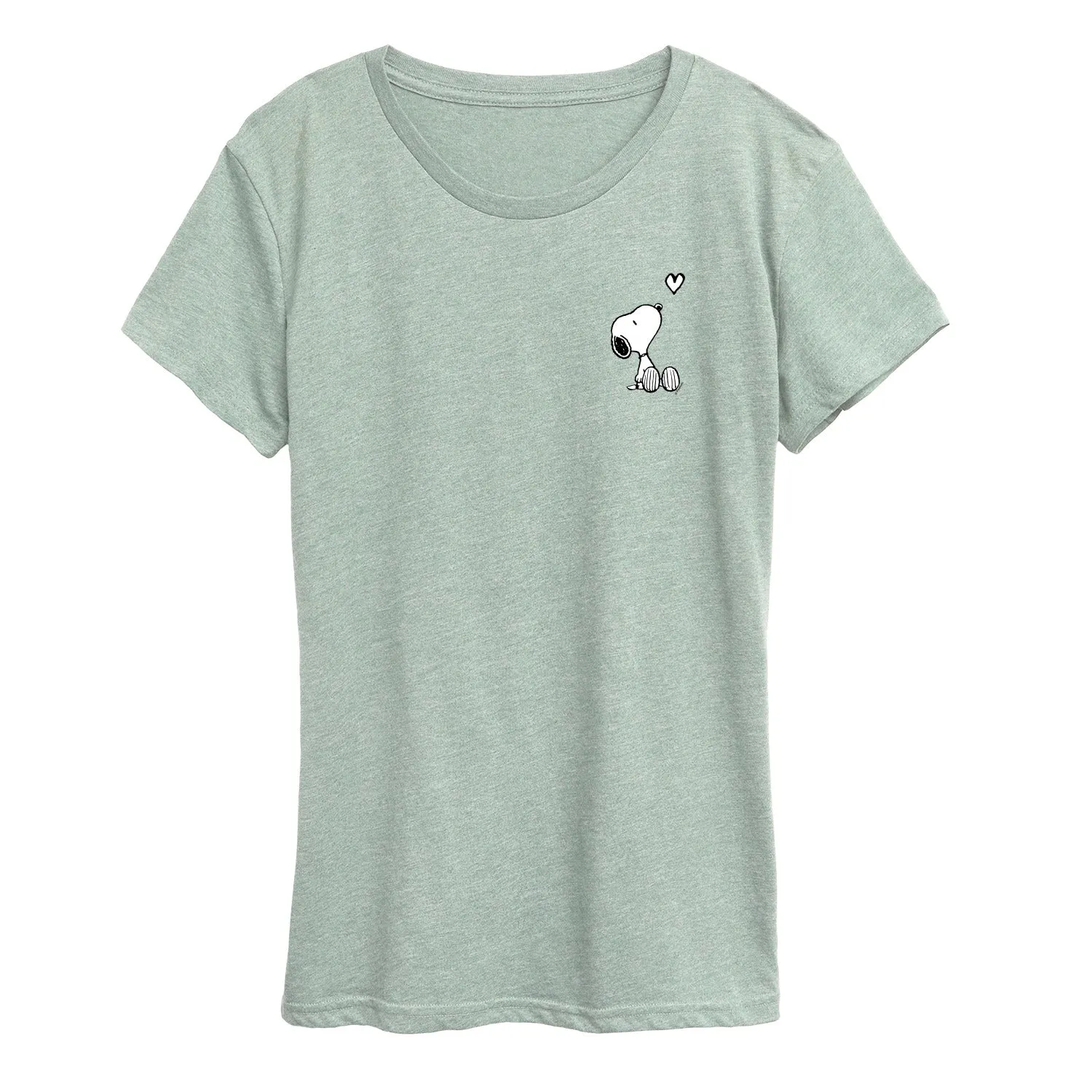 Peanuts - Snoopy Heart - Women's Short Sleeve Graphic T-Shirt sold by Zulily product image thumbnail 3