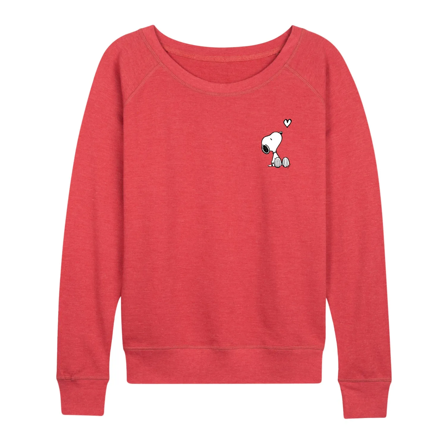 Peanuts - Snoopy Heart - Women's French Terry Long Sleeve Pullover sold by Zulily product image thumbnail 3