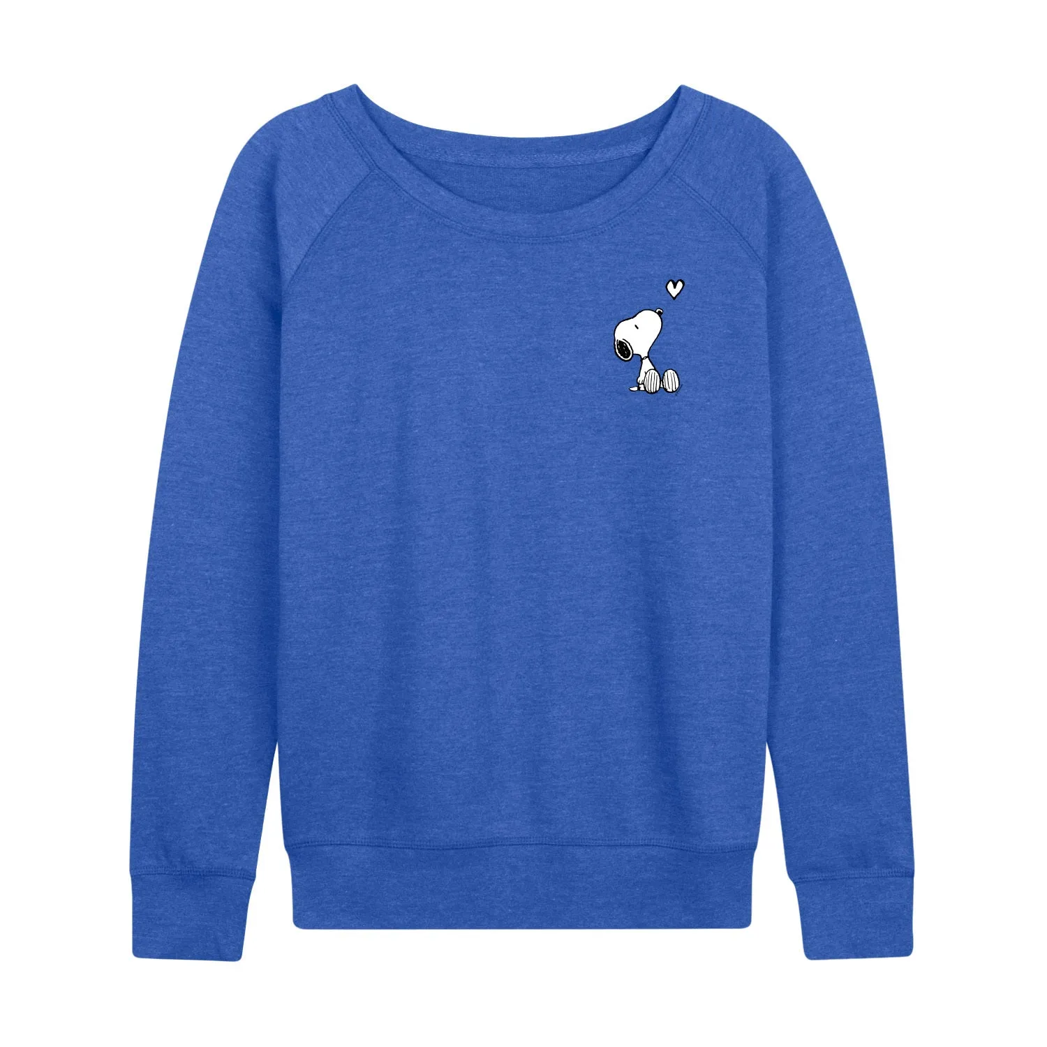 Peanuts - Snoopy Heart - Women's French Terry Long Sleeve Pullover sold by Zulily