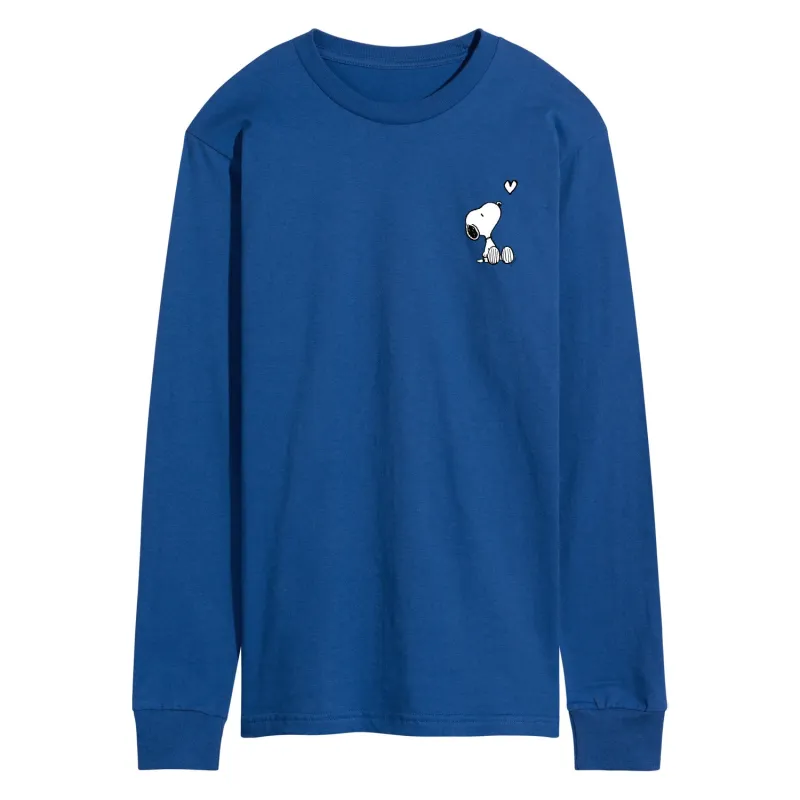 Peanuts - Snoopy Heart - Men's Long Sleeve Graphic T-Shirt sold by Zulily