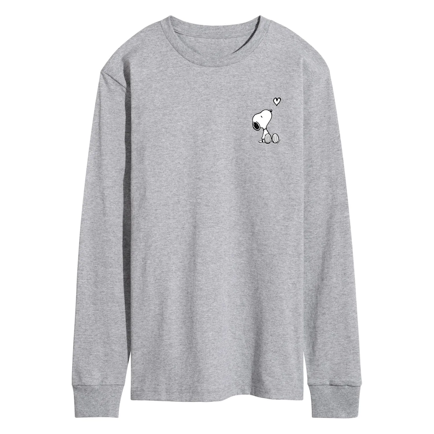Peanuts - Snoopy Heart - Men's Long Sleeve Graphic T-Shirt sold by Zulily product image thumbnail 2