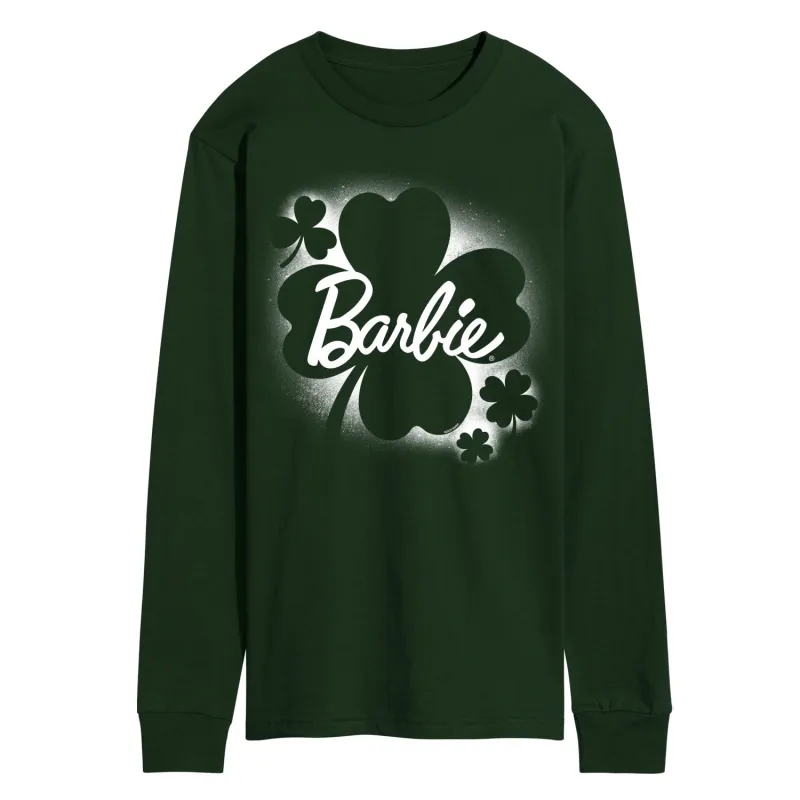 Barbie - Spraypaint Clover - Men's Long Sleeve Graphic T-Shirt sold by Zulily