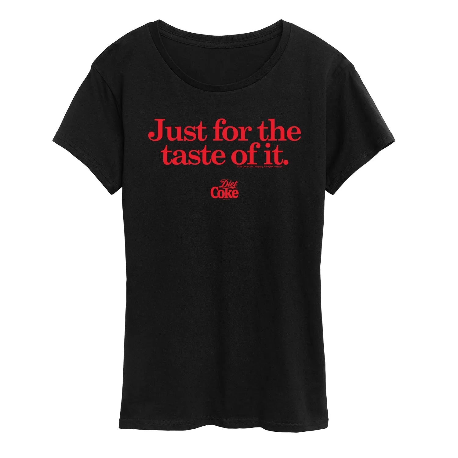 Diet Coke - Just For The Taste Of It - Ladies Short Sleeve Graphic T-Shirt sold by Zulily product image thumbnail 2