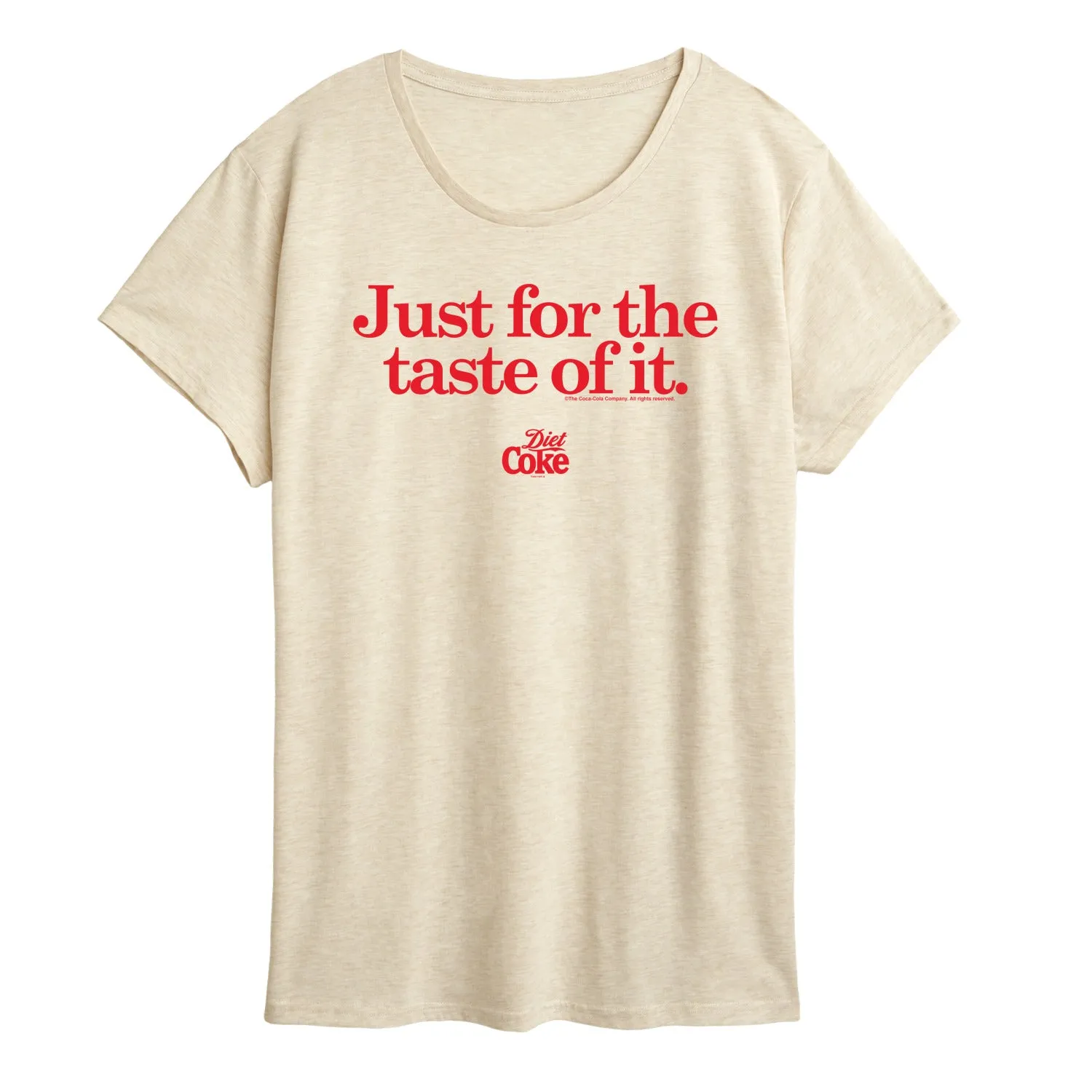 Diet Coke - Just For The Taste Of It - Ladies Short Sleeve Graphic T-Shirt sold by Zulily