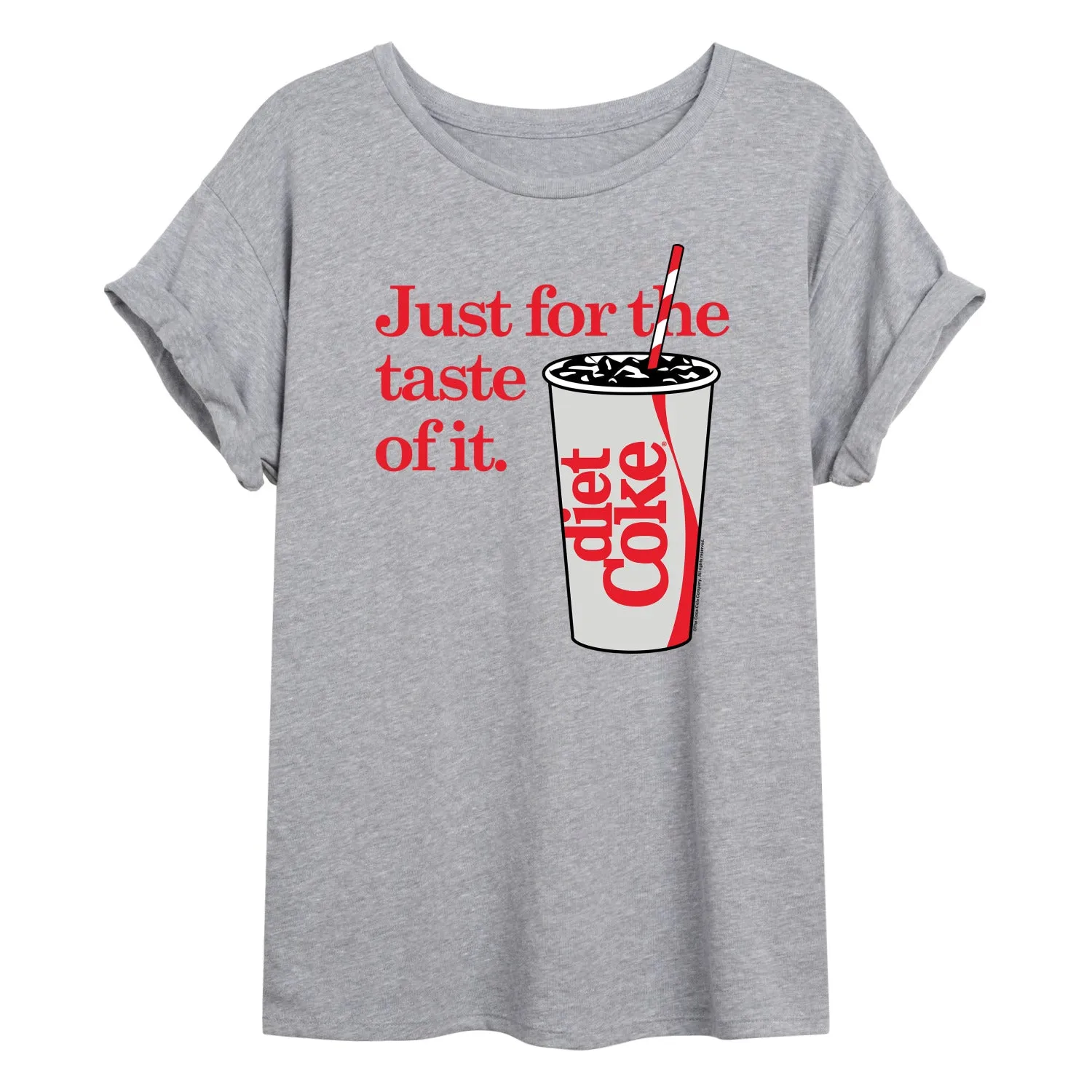 Diet Coke - Just For The Taste Of It - Women's Oversized T-Shirt sold by Zulily product image thumbnail 3