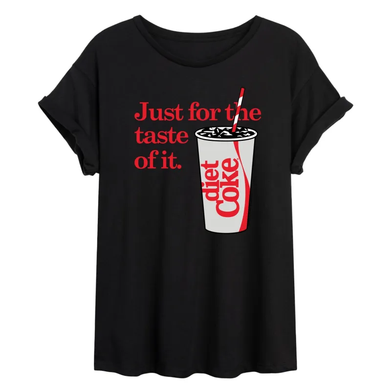 Diet Coke - Just For The Taste Of It - Women's Oversized T-Shirt sold by Zulily