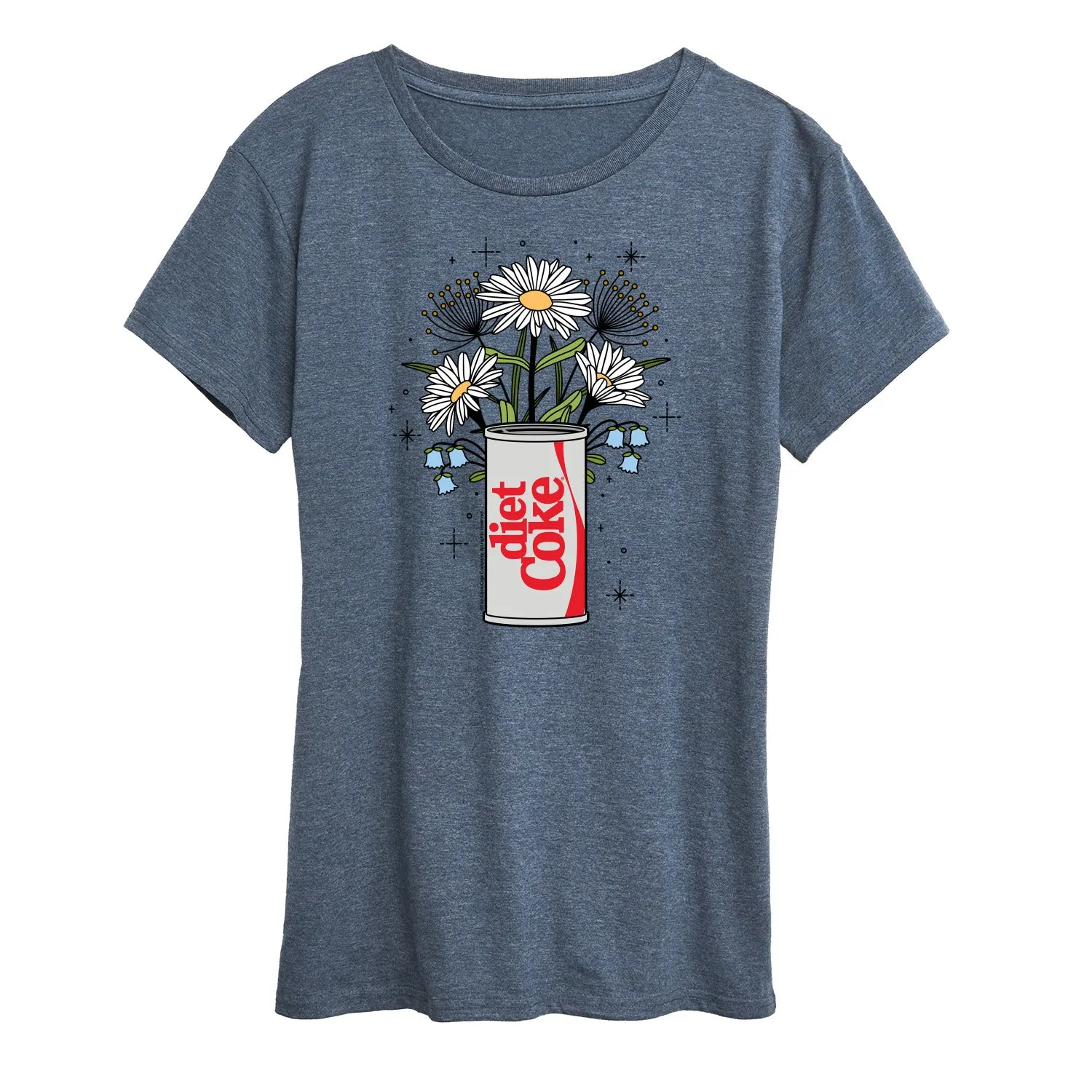 Diet Coke - Flowers With Coke Can - Women's Short Sleeve Graphic T-Shirt sold by Zulily product image thumbnail 2
