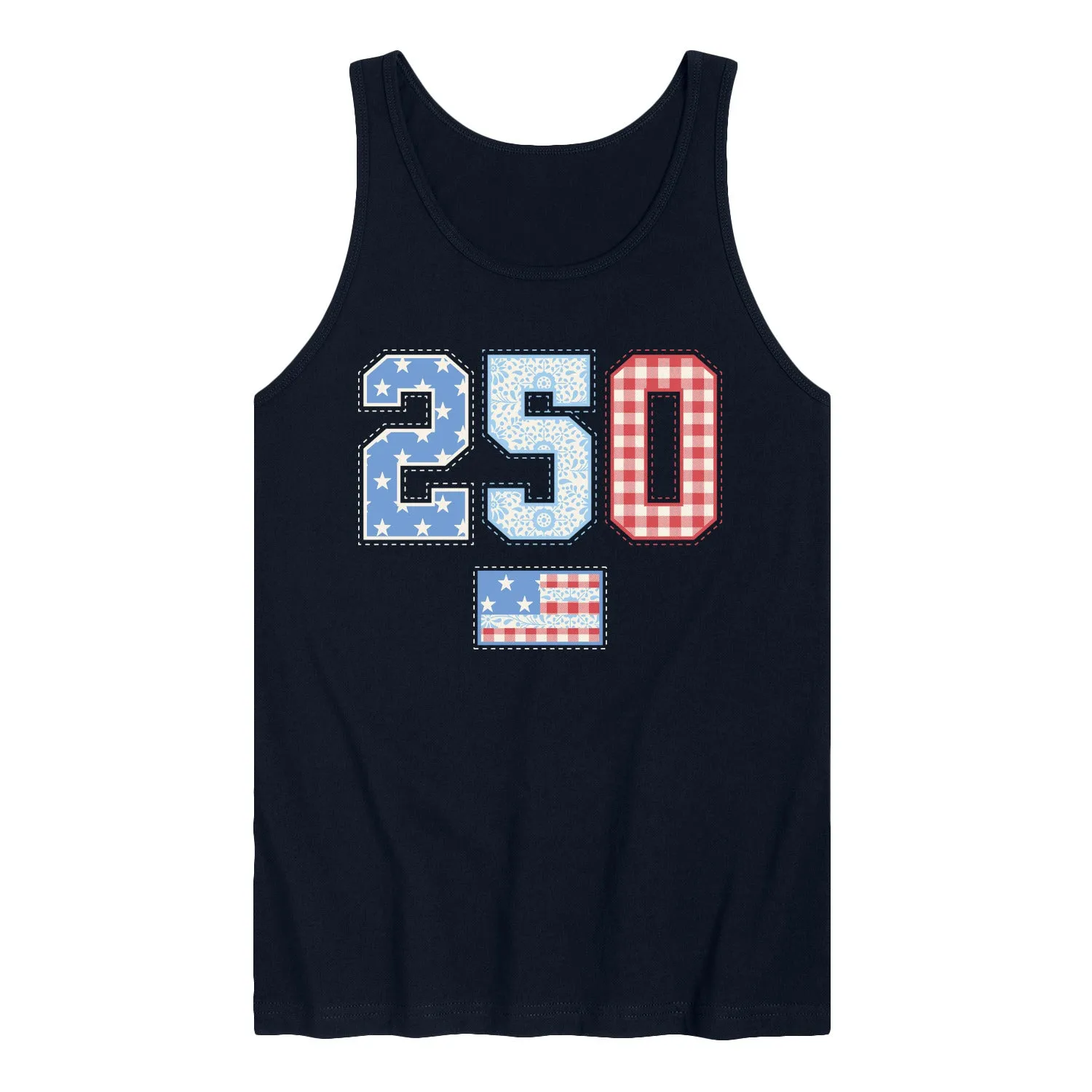 Instant Message - 250 Americana Quilt - Men's Sleeveless Graphic Tank sold by Zulily
