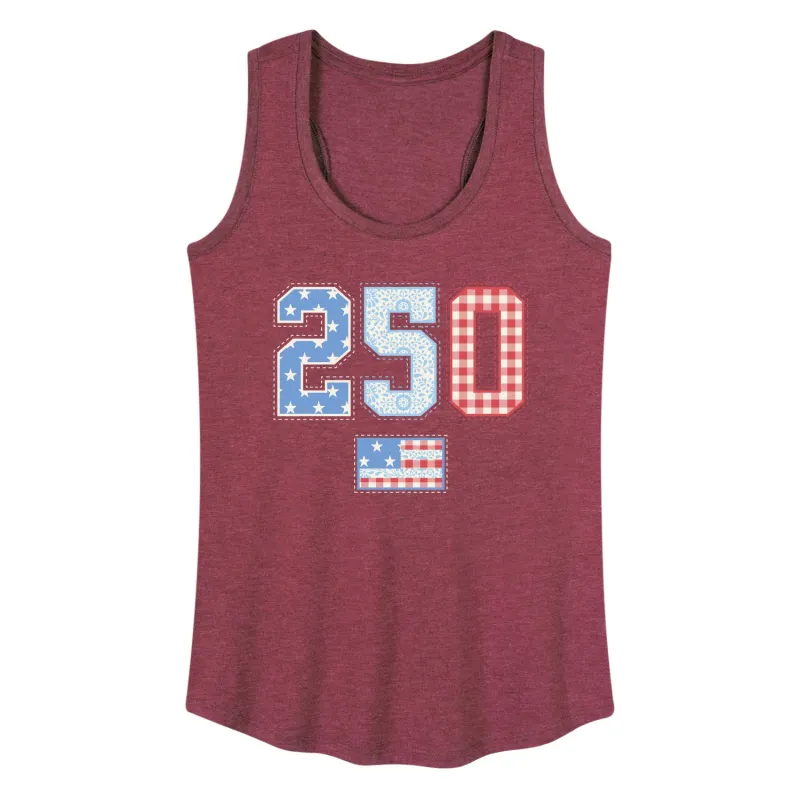 Instant Message - 250 Americana Quilt - Women's Racerback Graphic Tank sold by Zulily