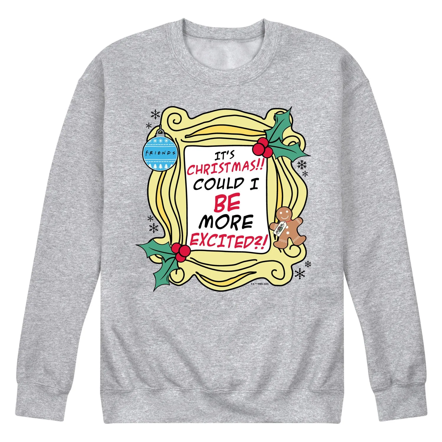 Friends - It's Christmas - Men's Crew Fleece Sweatshirt sold by Zulily