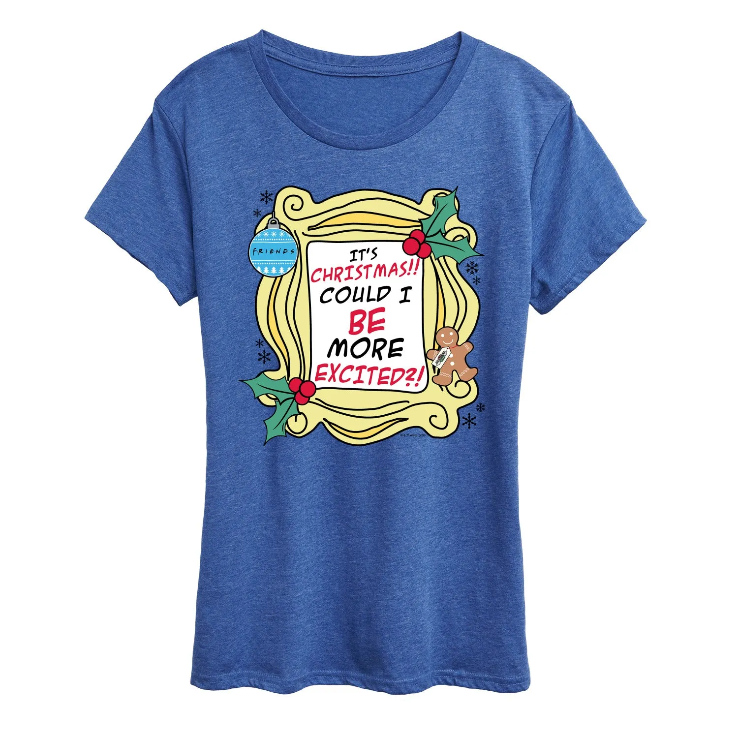 Friends - It's Christmas - Women's Short Sleeve Graphic T-Shirt sold by Zulily product image thumbnail 3