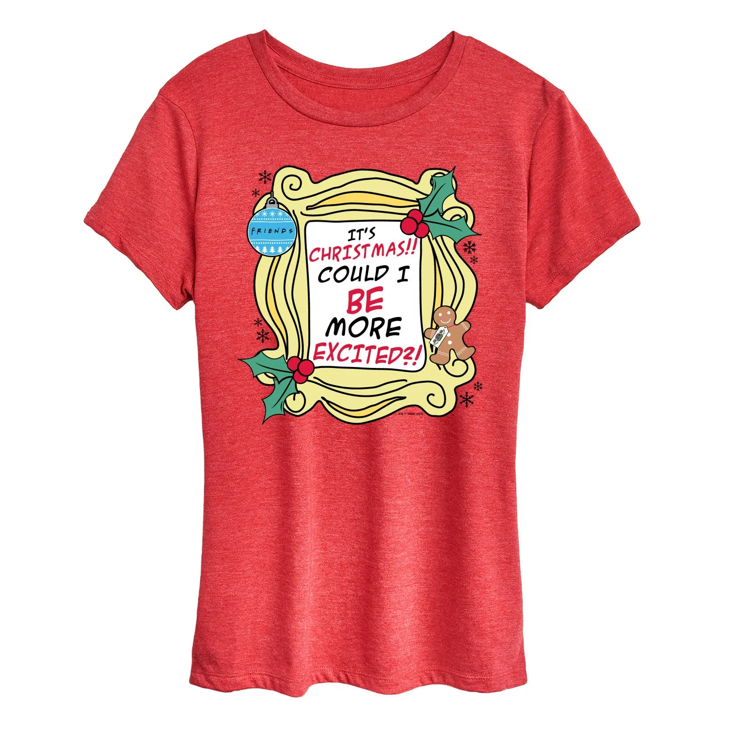 Friends - It's Christmas - Women's Short Sleeve Graphic T-Shirt sold by Zulily product image thumbnail 2