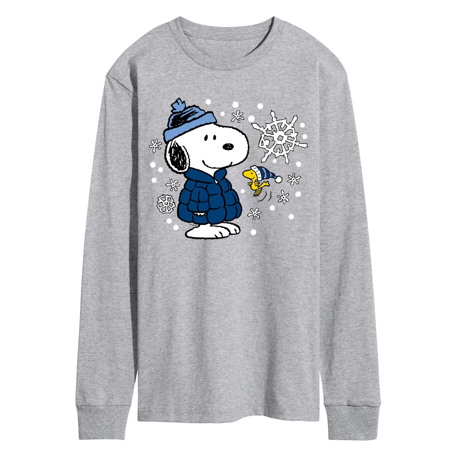 Peanuts - Snoopy Woodstock Hats - Men's Long Sleeve Graphic T-Shirt sold by Zulily