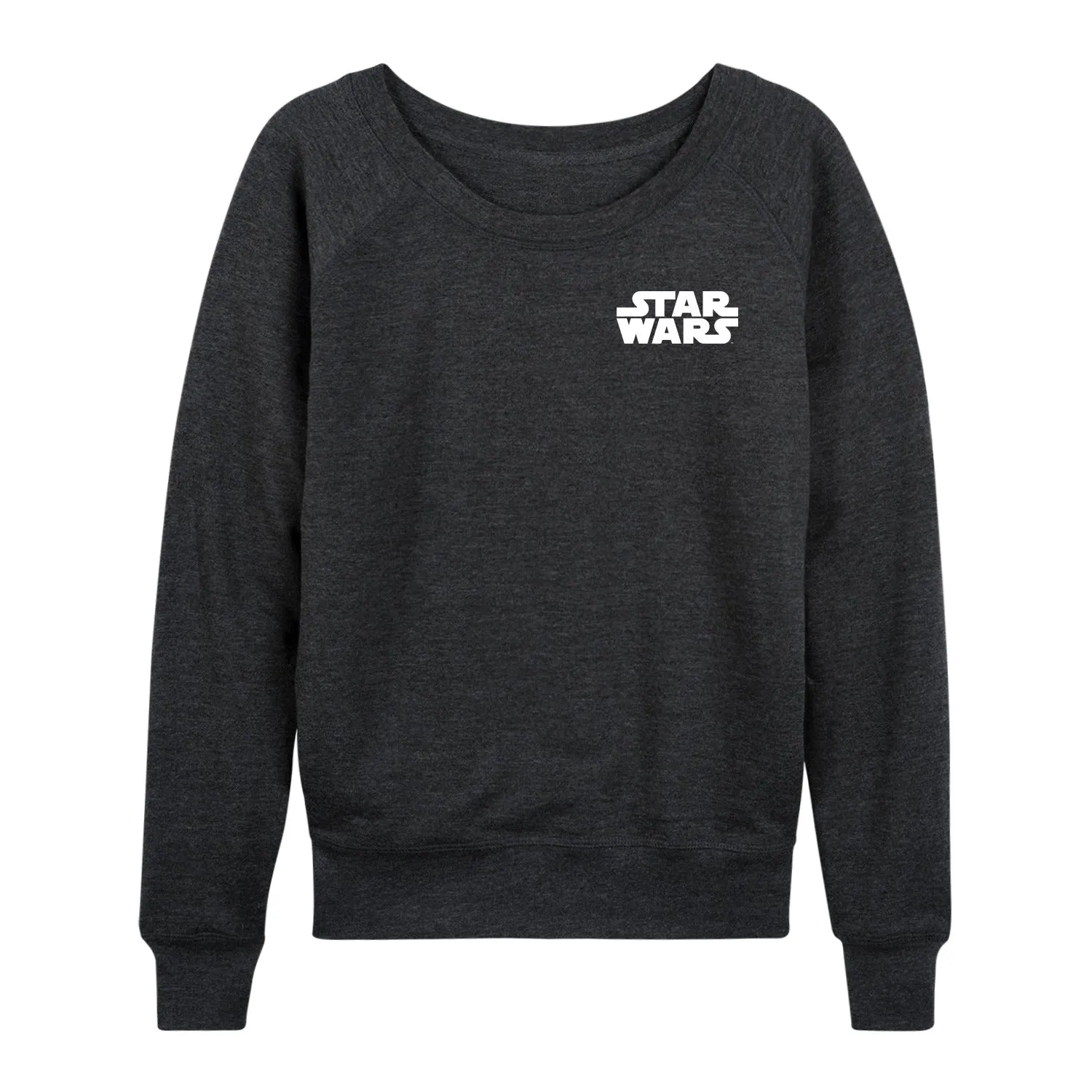 Star Wars - White Logo - Women's French Terry Long Sleeve Pullover sold by Zulily product image thumbnail 3