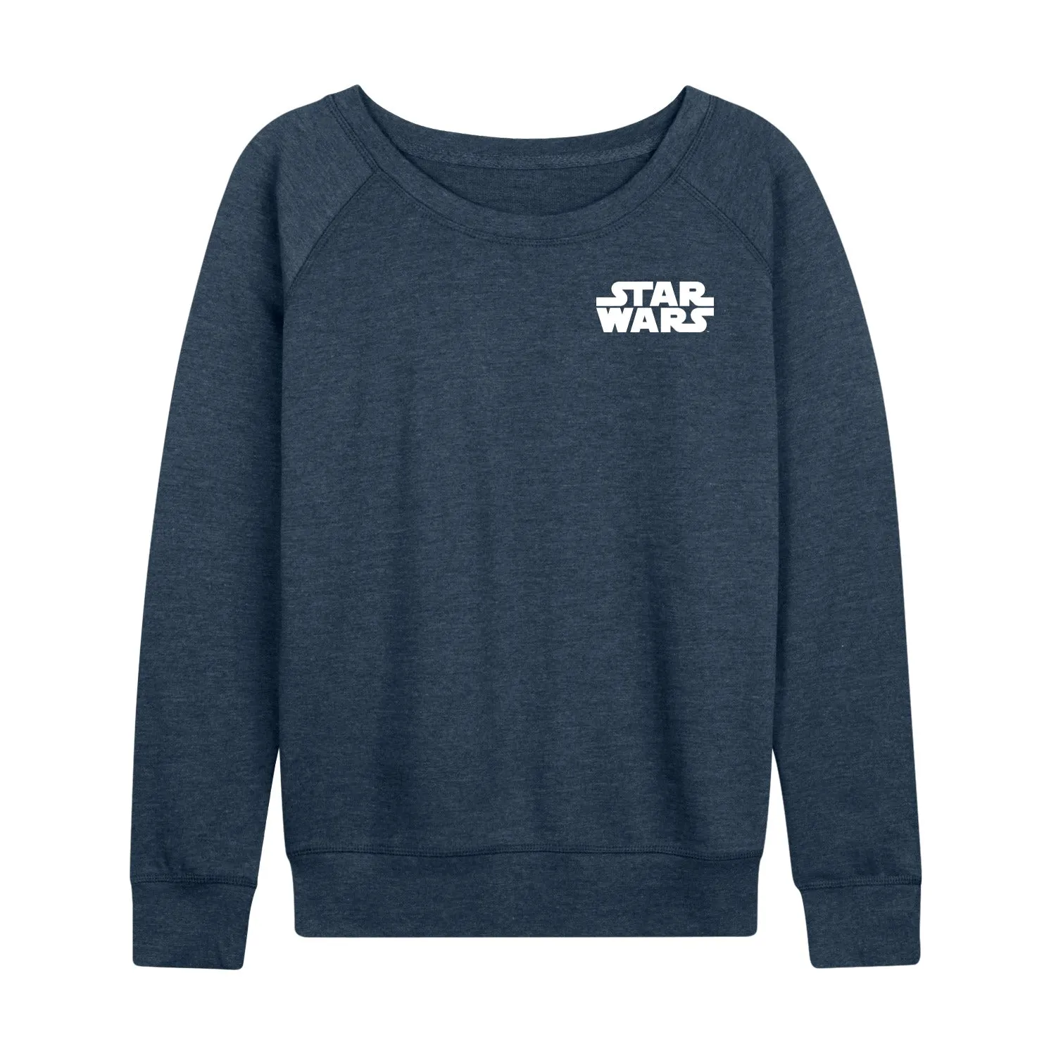 Star Wars - White Logo - Women's French Terry Long Sleeve Pullover sold by Zulily product image thumbnail 4