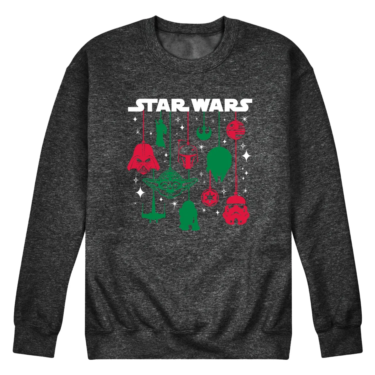 Star Wars - Red and Green Ornaments - Men's Crew Fleece Sweatshirt sold by Zulily product image thumbnail 2