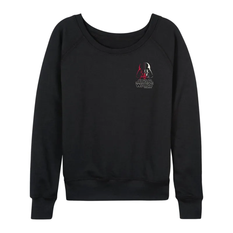 Star Wars - Darth Vader Logo - Women's French Terry Long Sleeve Pullover made by Star Wars
