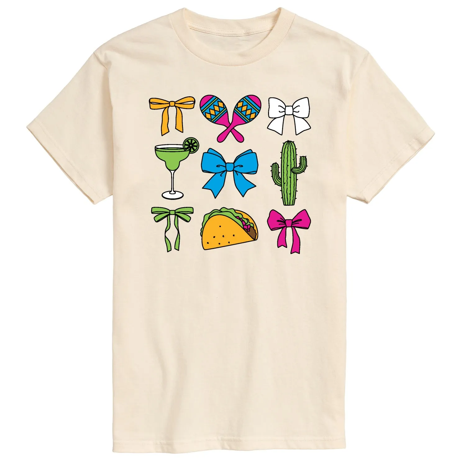 Instant Message - Cinco De Mayo Bows - Men's Short Sleeve Graphic T-Shirt sold by Zulily product image thumbnail 4