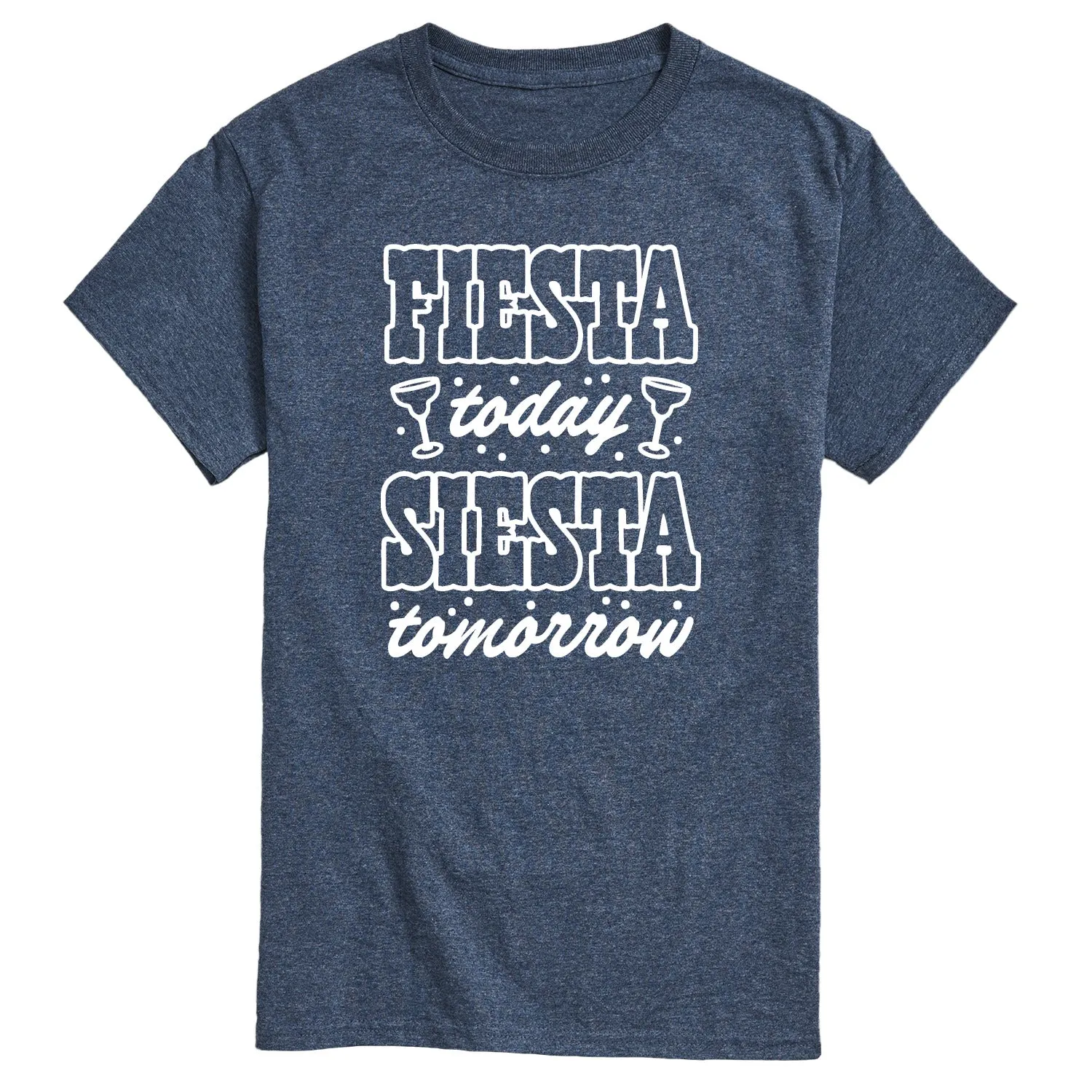 Instant Message - Fiesta Today Siesta Tomorrow - Men's Short Sleeve Graphic T-Shirt sold by Zulily