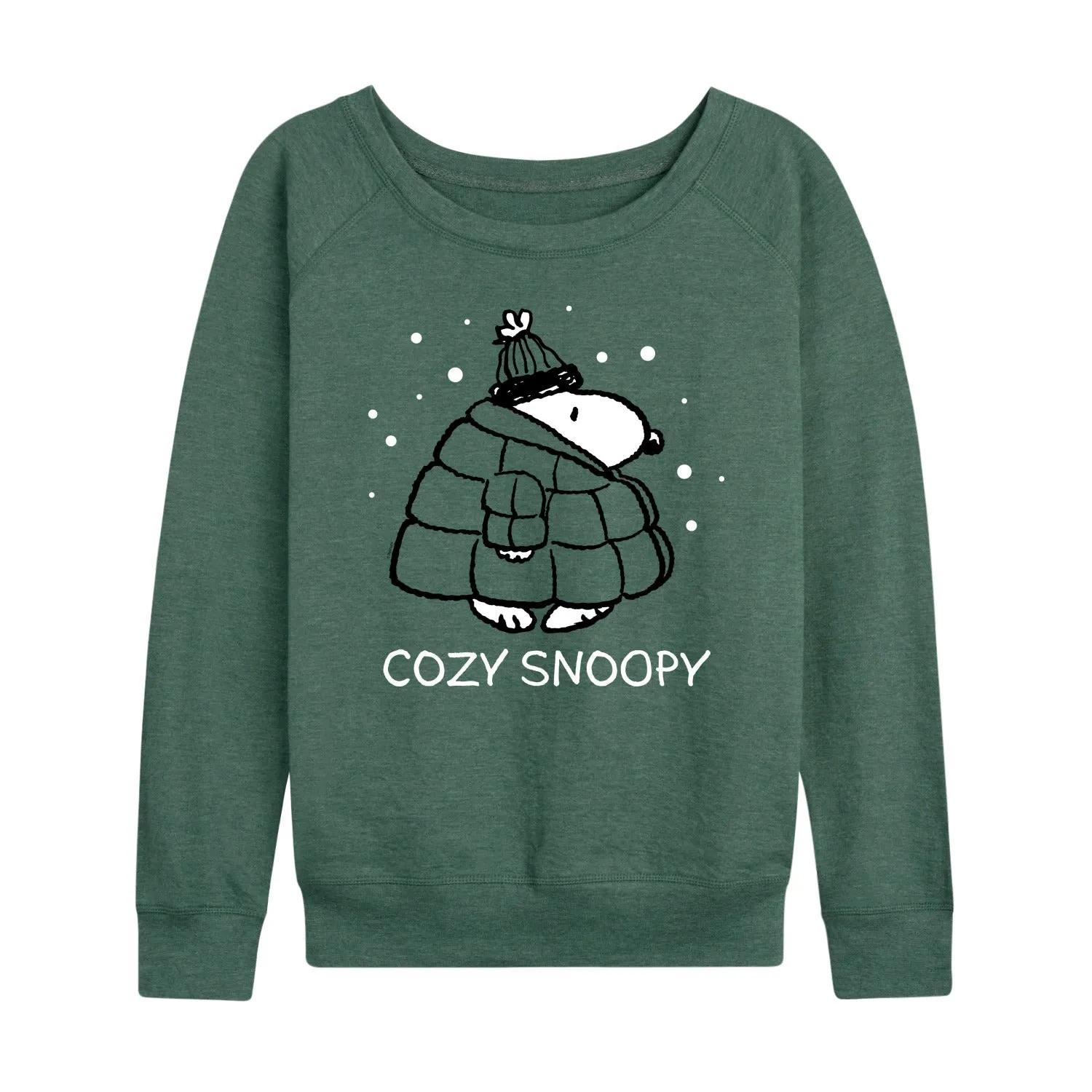 Peanuts - Cozy Snoopy - Women's Lightweight French Terry Long Sleeve Shirt sold by Zulily product image thumbnail 2