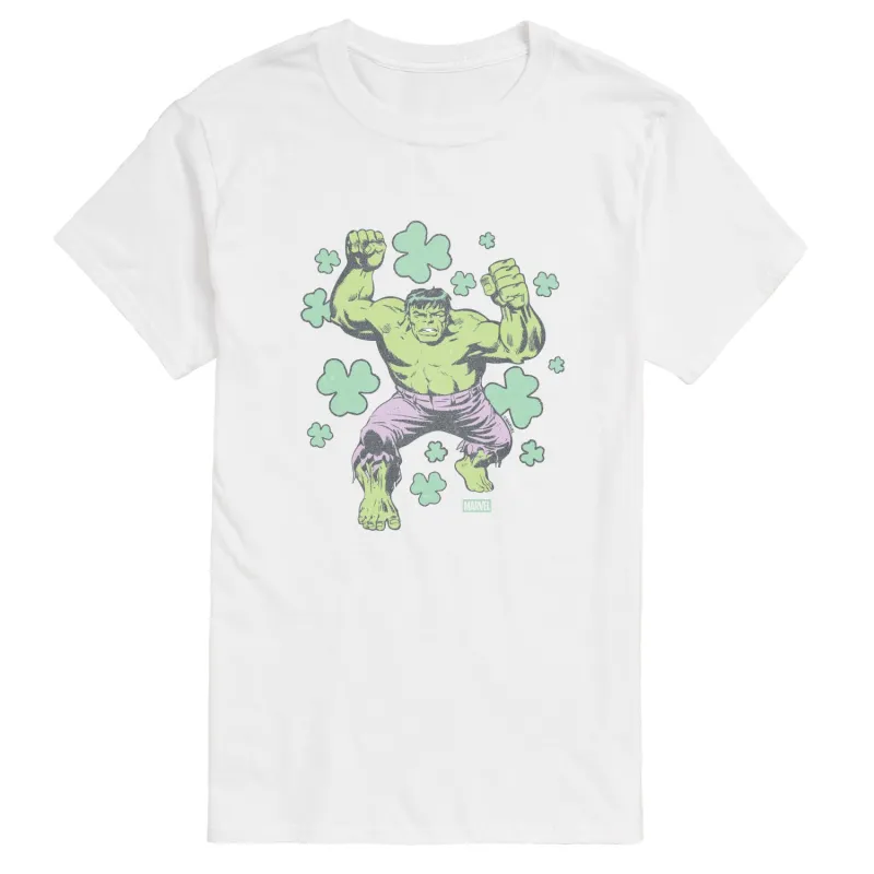 Marvel - Hulk Shamrocks - Men's Short Sleeve Graphic T-Shirt sold by Zulily