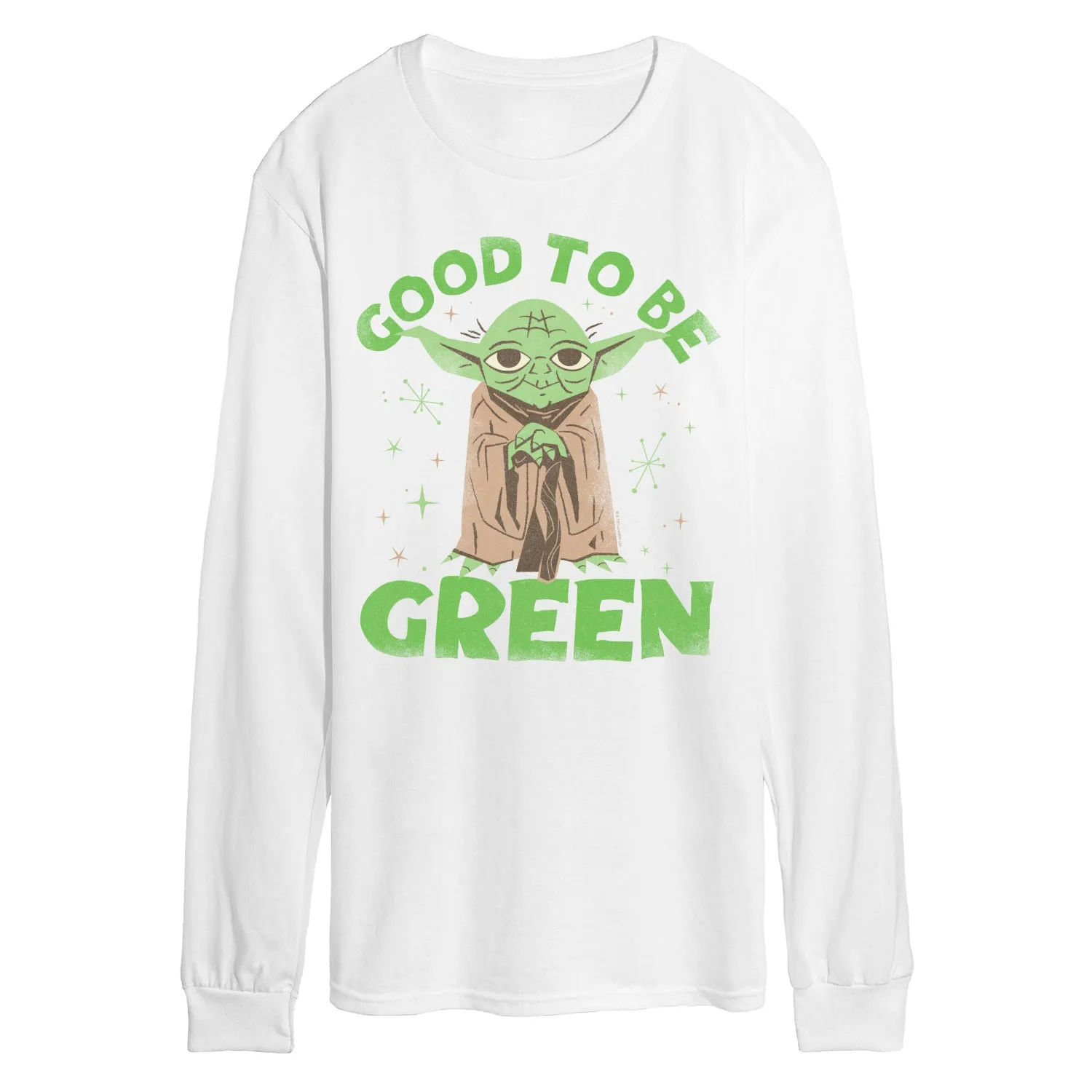 Star Wars - Good To Be Green - Men's Long Sleeve Graphic T-Shirt sold by Zulily