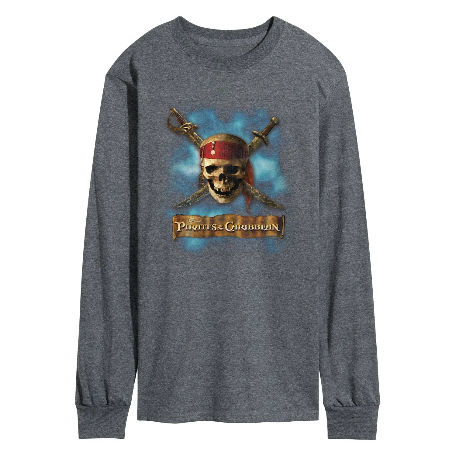 Pirates of the Caribbean - Skull and Swords - Men's Long Sleeve Graphic T-Shirt sold by Zulily product image thumbnail 2