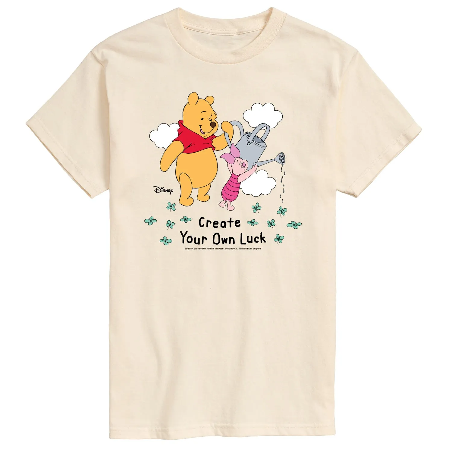 Winnie the Pooh - Create Own Luck - Men's Short Sleeve Graphic T-Shirt sold by Zulily product image thumbnail 3