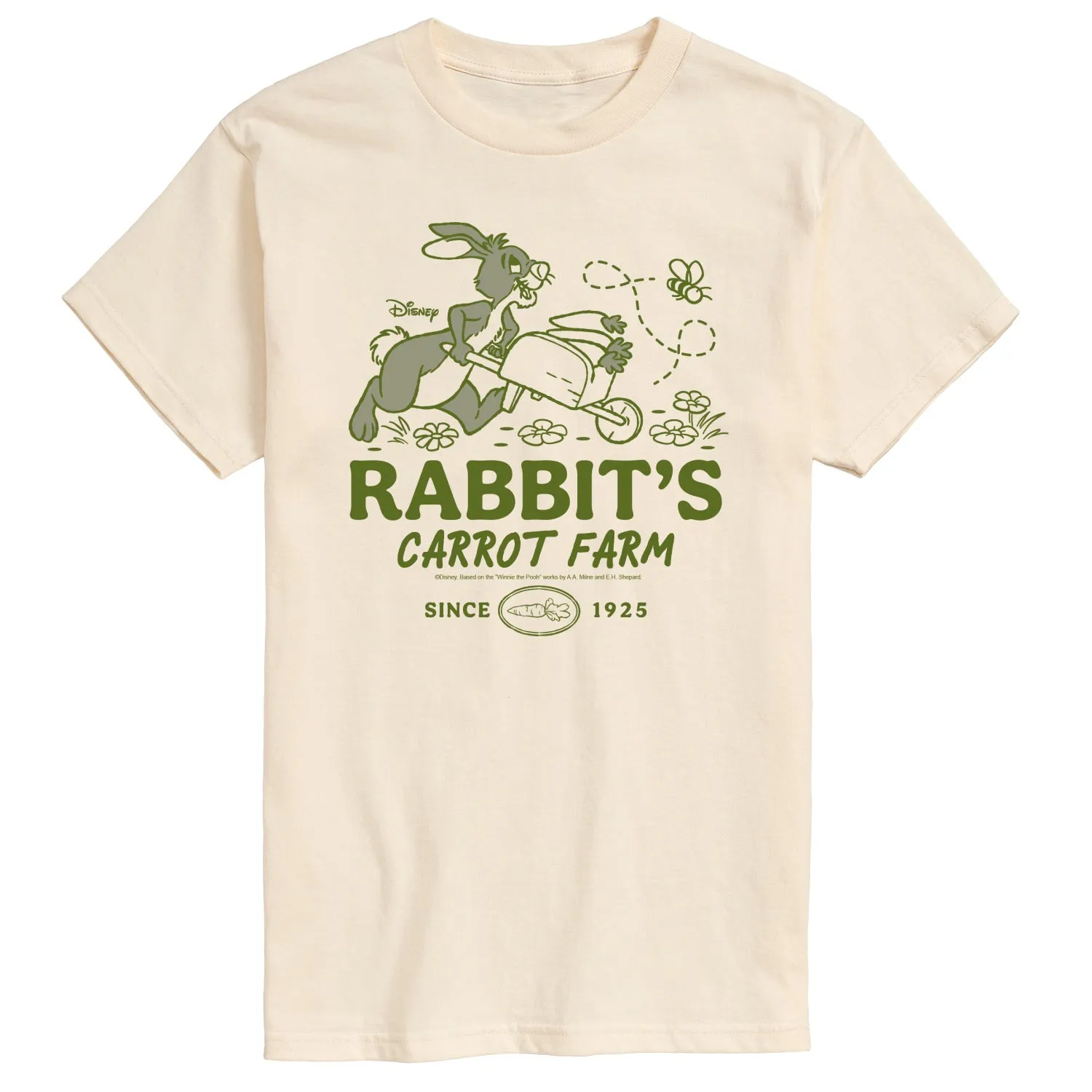 Winnie the Pooh - Rabbit's Carrot Farm - Men's Short Sleeve Graphic T-Shirt sold by Zulily product image thumbnail 2