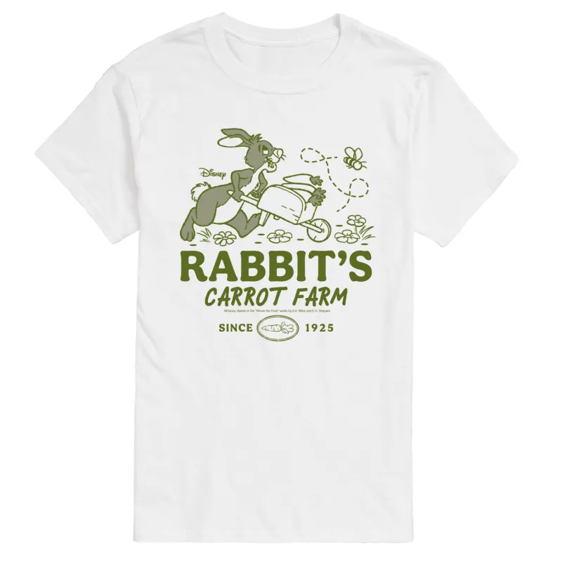 Winnie the Pooh - Rabbit's Carrot Farm - Men's Short Sleeve Graphic T-Shirt sold by Zulily