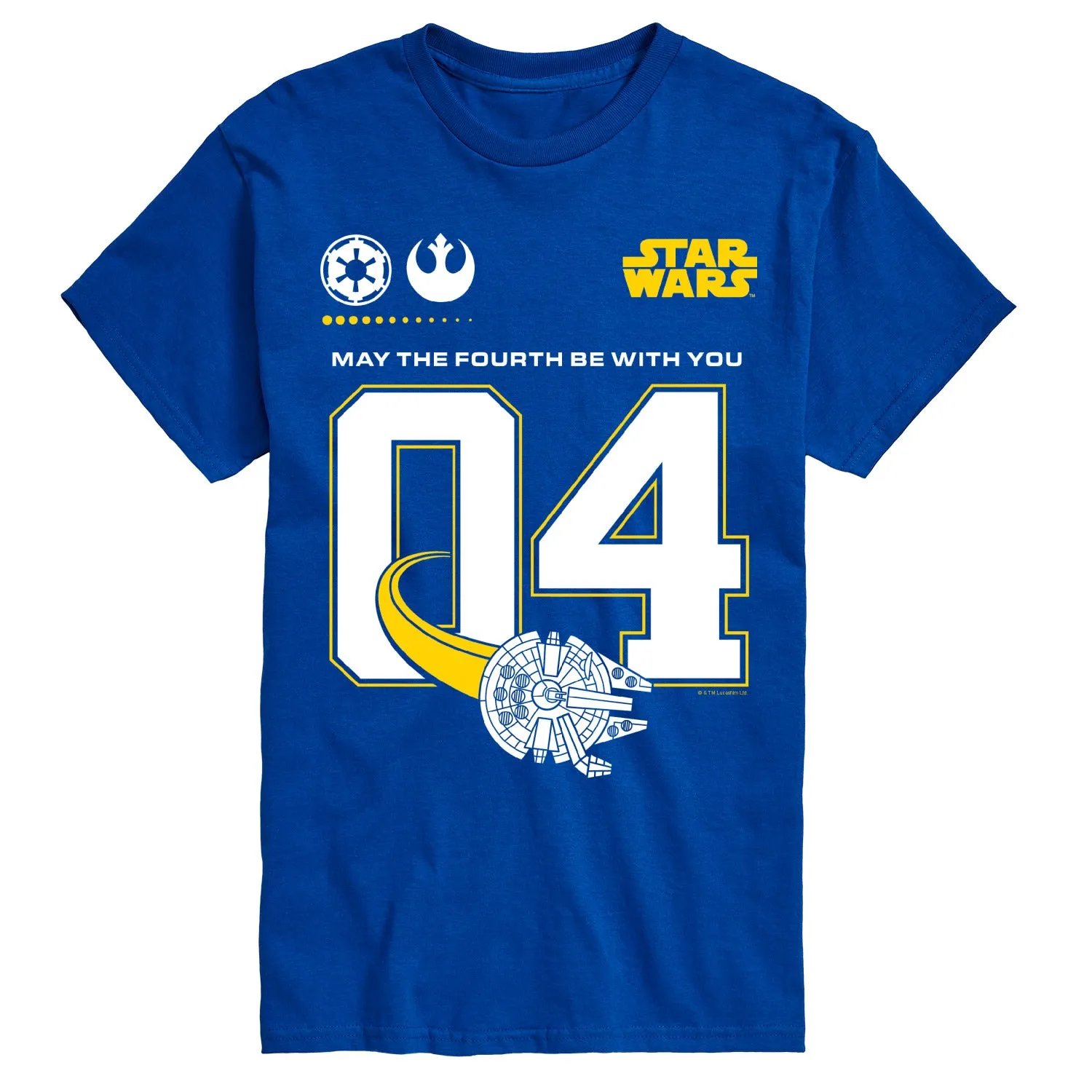 Star Wars - May Fourth Jersey - Men's Short Sleeve Graphic T-Shirt sold by Zulily