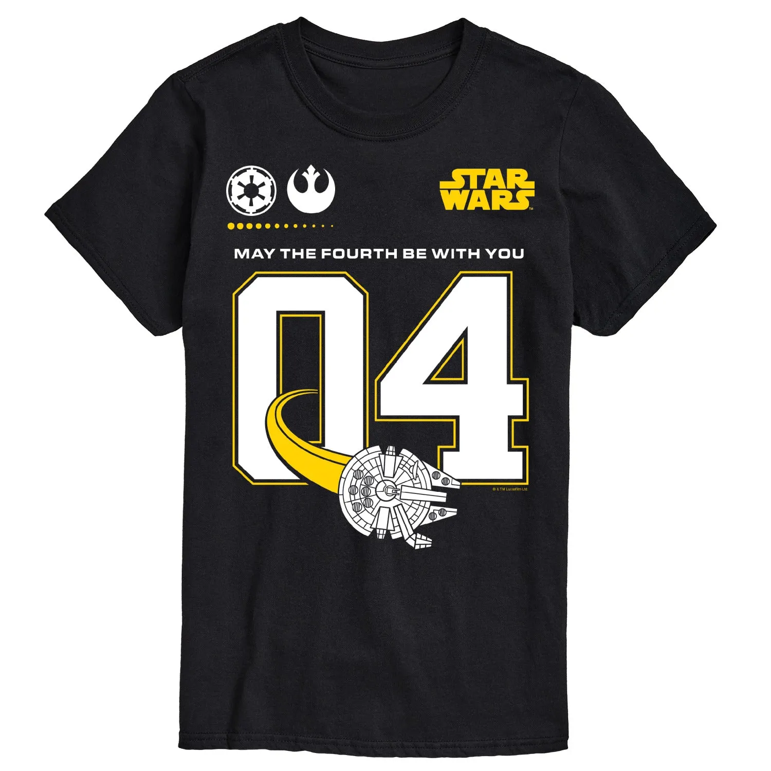 Star Wars - May Fourth Jersey - Men's Short Sleeve Graphic T-Shirt sold by Zulily product image thumbnail 2