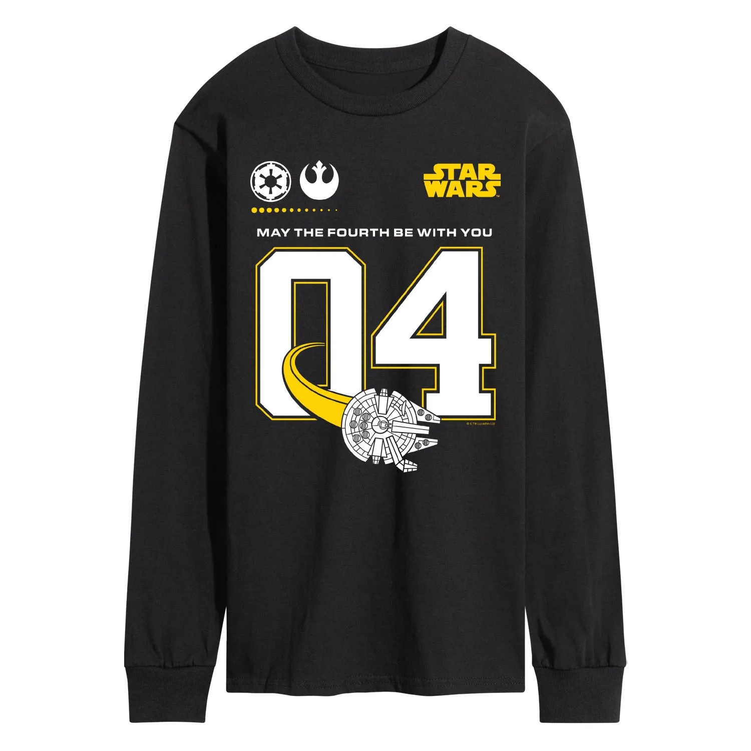 Star Wars - May Fourth Jersey - Men's Long Sleeve Graphic T-Shirt sold by Zulily product image thumbnail 2