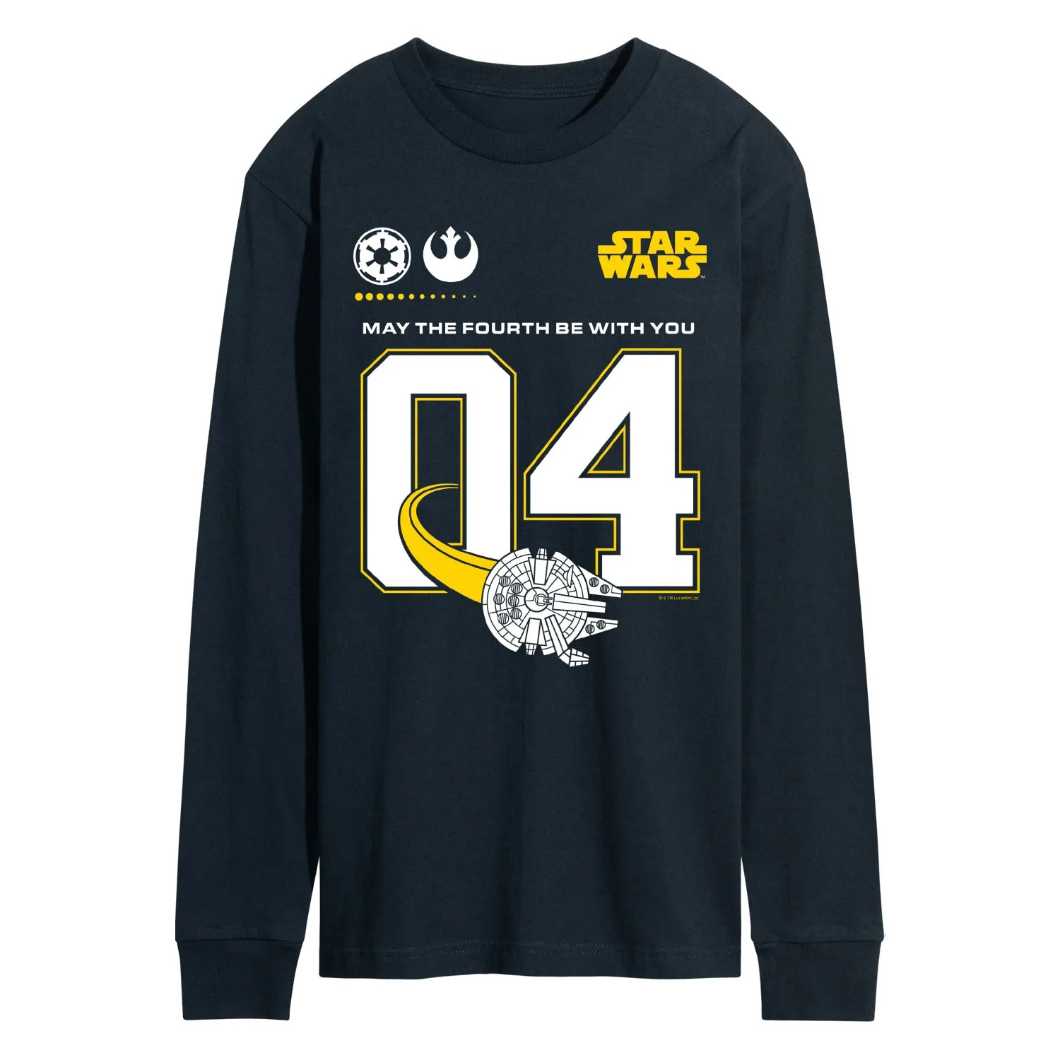 Star Wars - May Fourth Jersey - Men's Long Sleeve Graphic T-Shirt sold by Zulily product image thumbnail 4