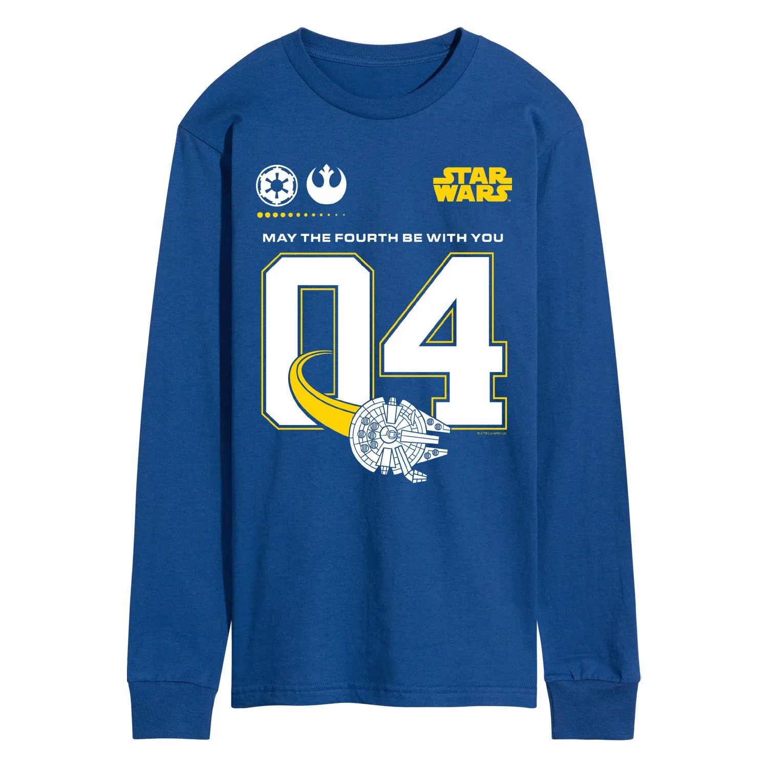 Star Wars - May Fourth Jersey - Men's Long Sleeve Graphic T-Shirt sold by Zulily