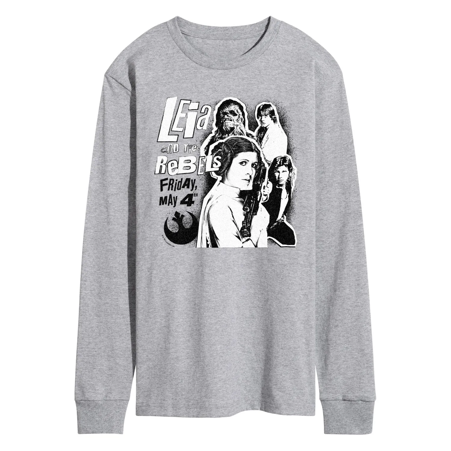Star Wars - Leia and the Rebels - Men's Long Sleeve Graphic T-Shirt sold by Zulily product image thumbnail 2