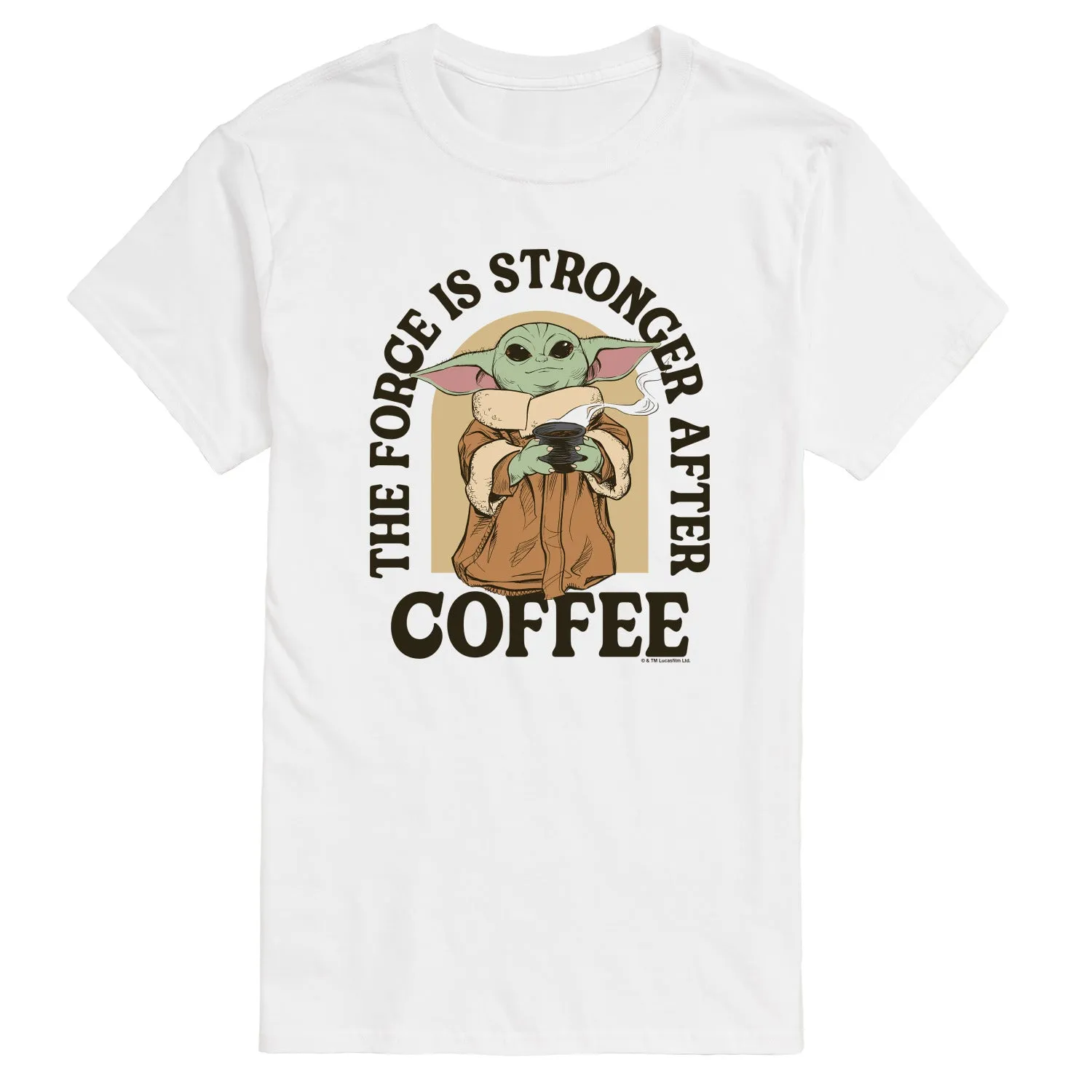The Mandalorian - Force Stronger After Coffee - Men's Short Sleeve Graphic T-Shirt sold by Zulily product image thumbnail 2