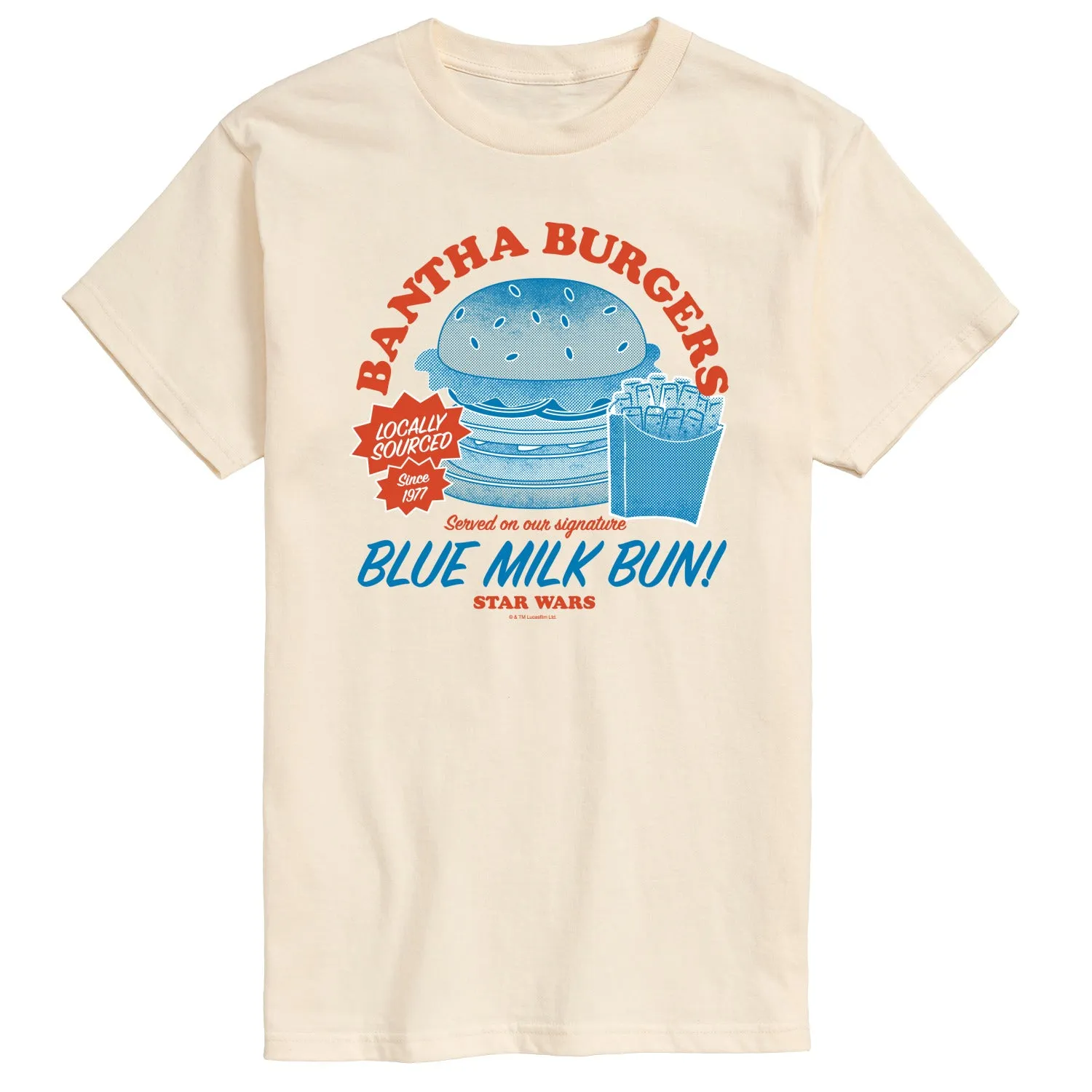 Star Wars - Bantha Burgers - Men's Short Sleeve Graphic T-Shirt sold by Zulily