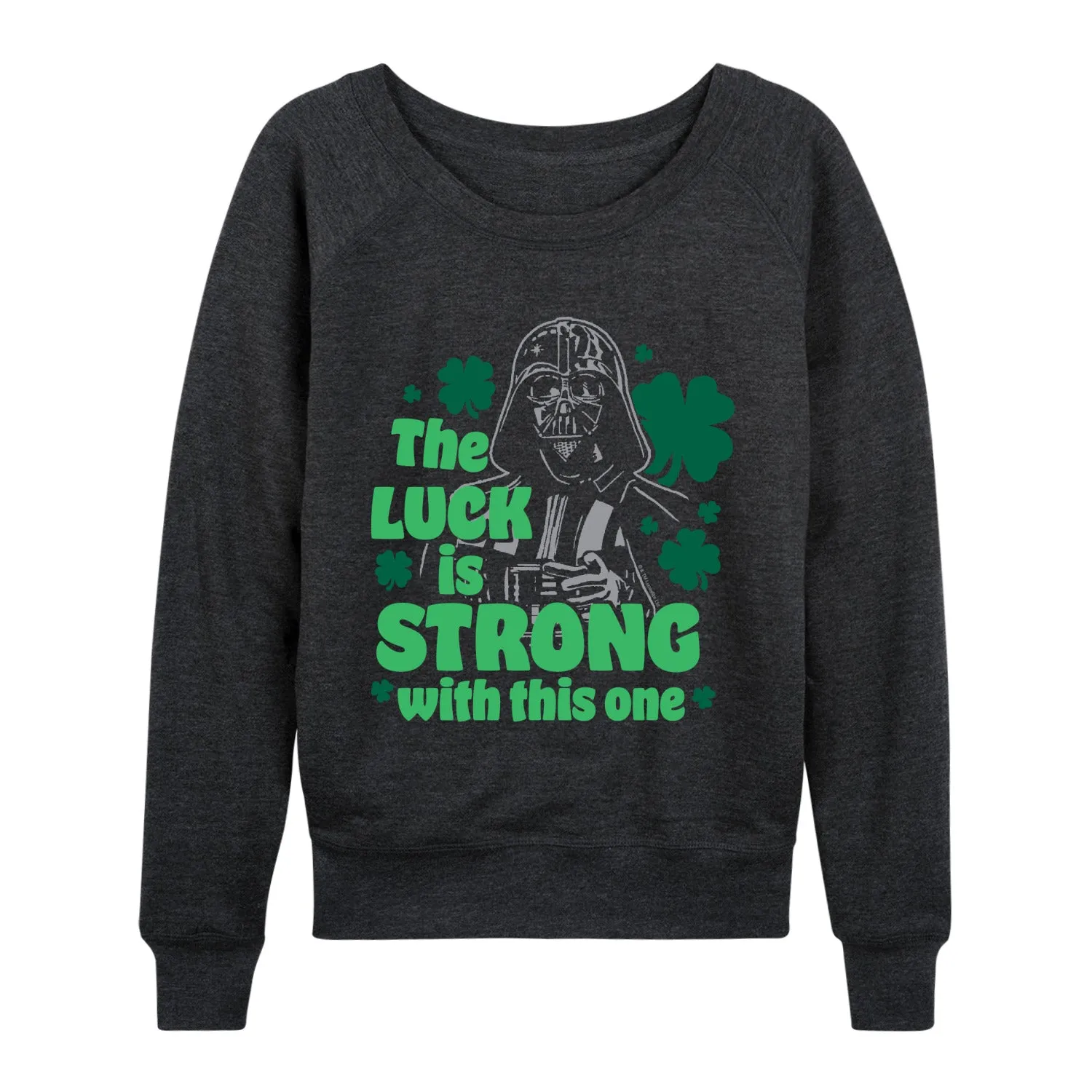 Star Wars - Luck Is Strong - Women's French Terry Long Sleeve Pullover sold by Zulily