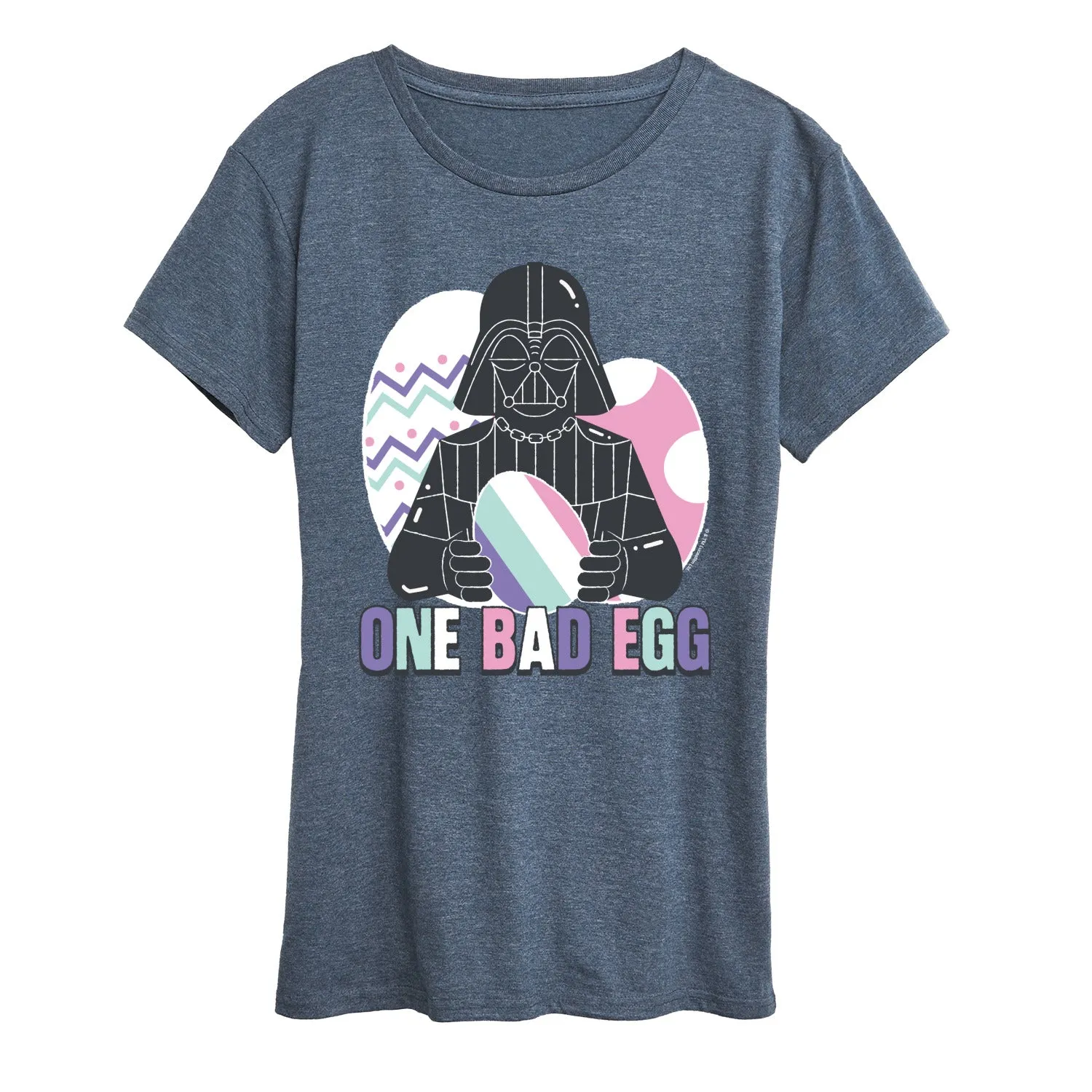 Star Wars - One Bad Egg Vader - Women's Short Sleeve Graphic T-Shirt sold by Zulily product image thumbnail 3