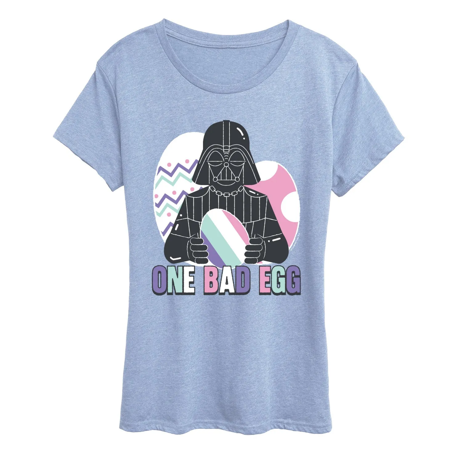 Star Wars - One Bad Egg Vader - Women's Short Sleeve Graphic T-Shirt sold by Zulily product image thumbnail 4