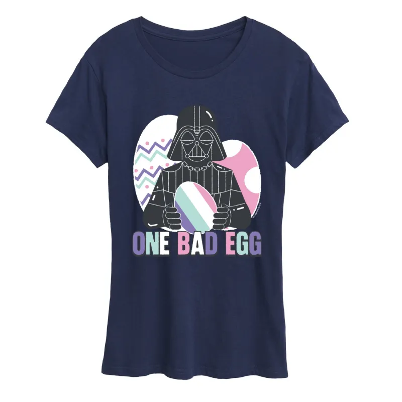 Star Wars - One Bad Egg Vader - Women's Short Sleeve Graphic T-Shirt sold by Zulily