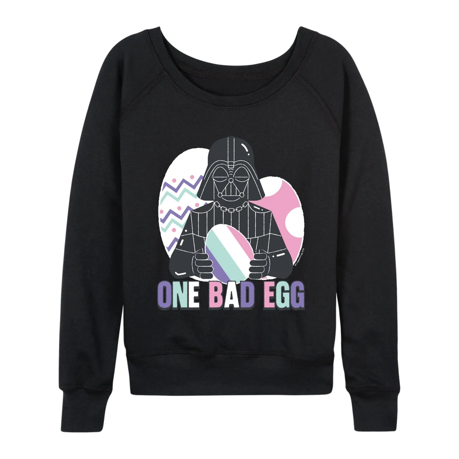 Star Wars - One Bad Egg Vader - Women's French Terry Long Sleeve Pullover sold by Zulily product image thumbnail 2
