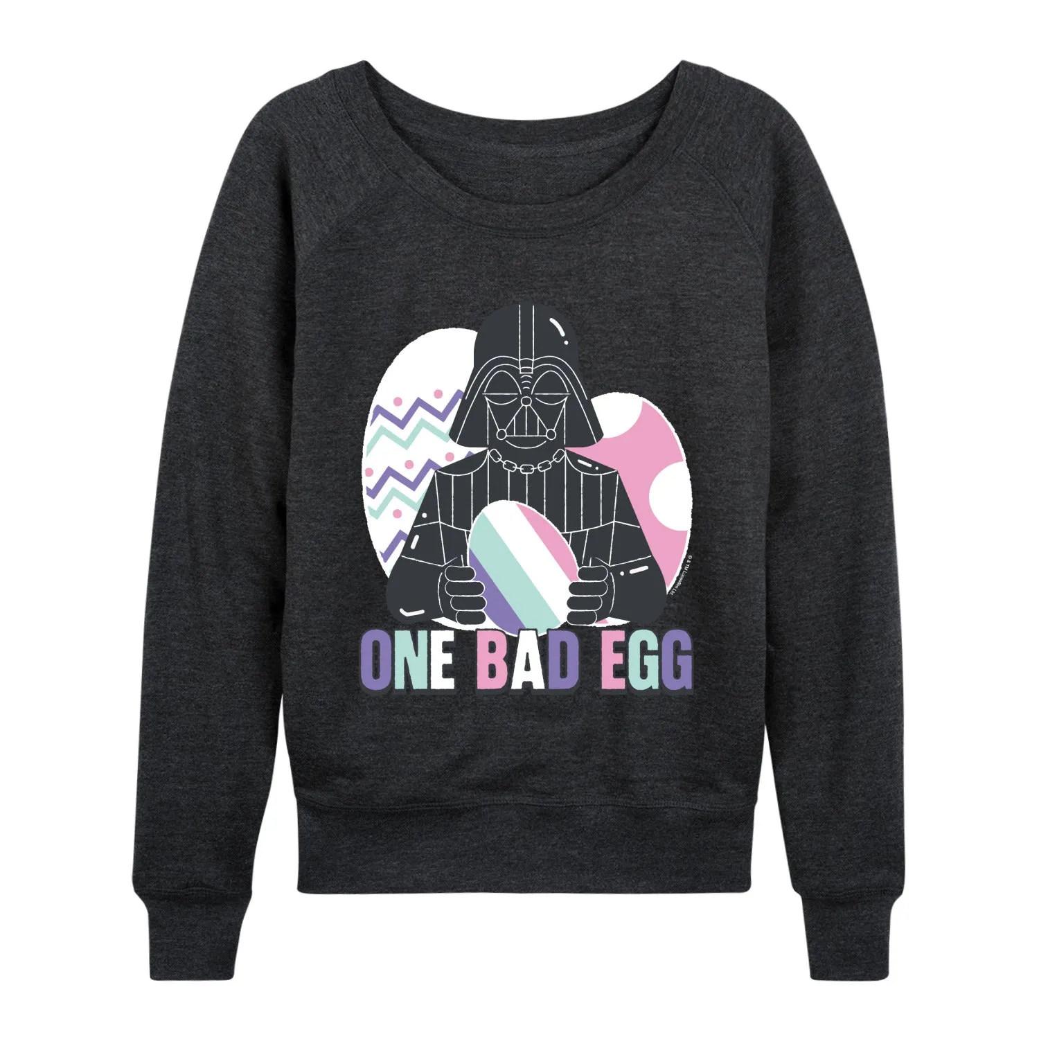 Star Wars - One Bad Egg Vader - Women's French Terry Long Sleeve Pullover sold by Zulily product image thumbnail 3