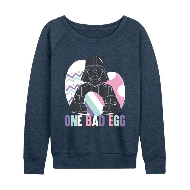Star Wars - One Bad Egg Vader - Women's French Terry Long Sleeve Pullover made by Star Wars